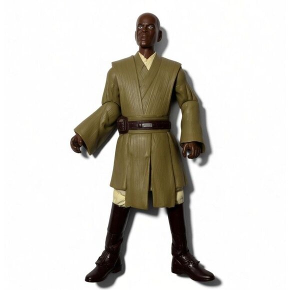 2004 Star Wars Hasbro MACE WINDU 3.75" Action Figure - Picture 1 of 3